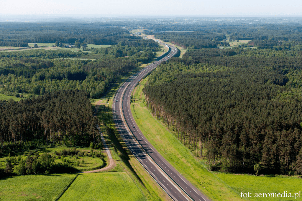 Autostrada A1 z drona