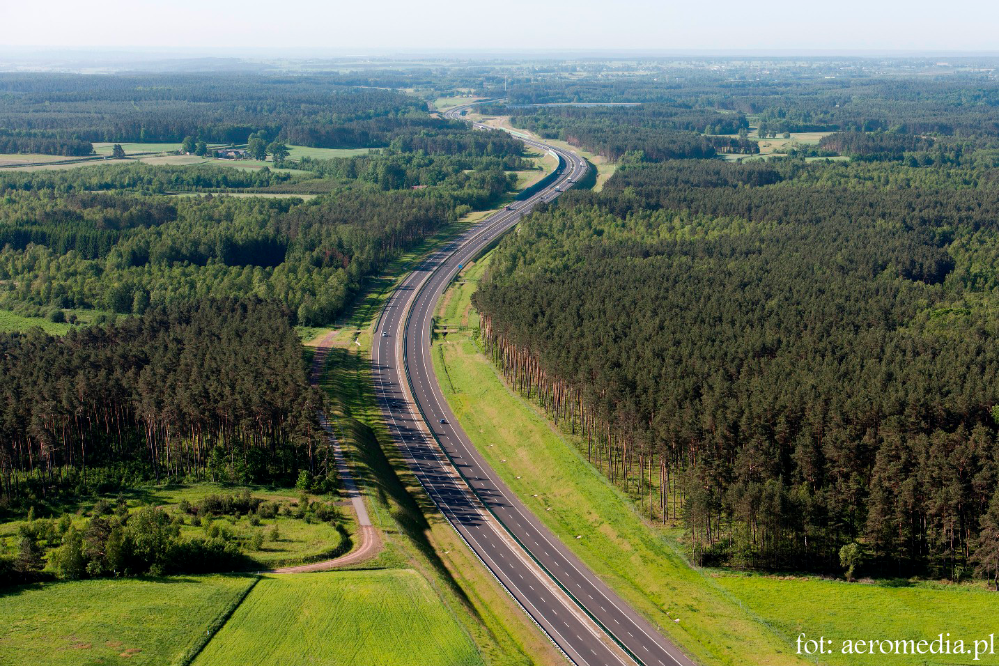 Autostrada A1 z drona