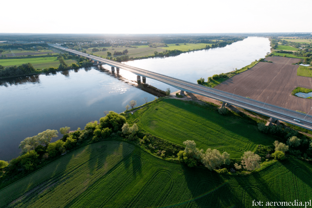 Most na A1 z drona